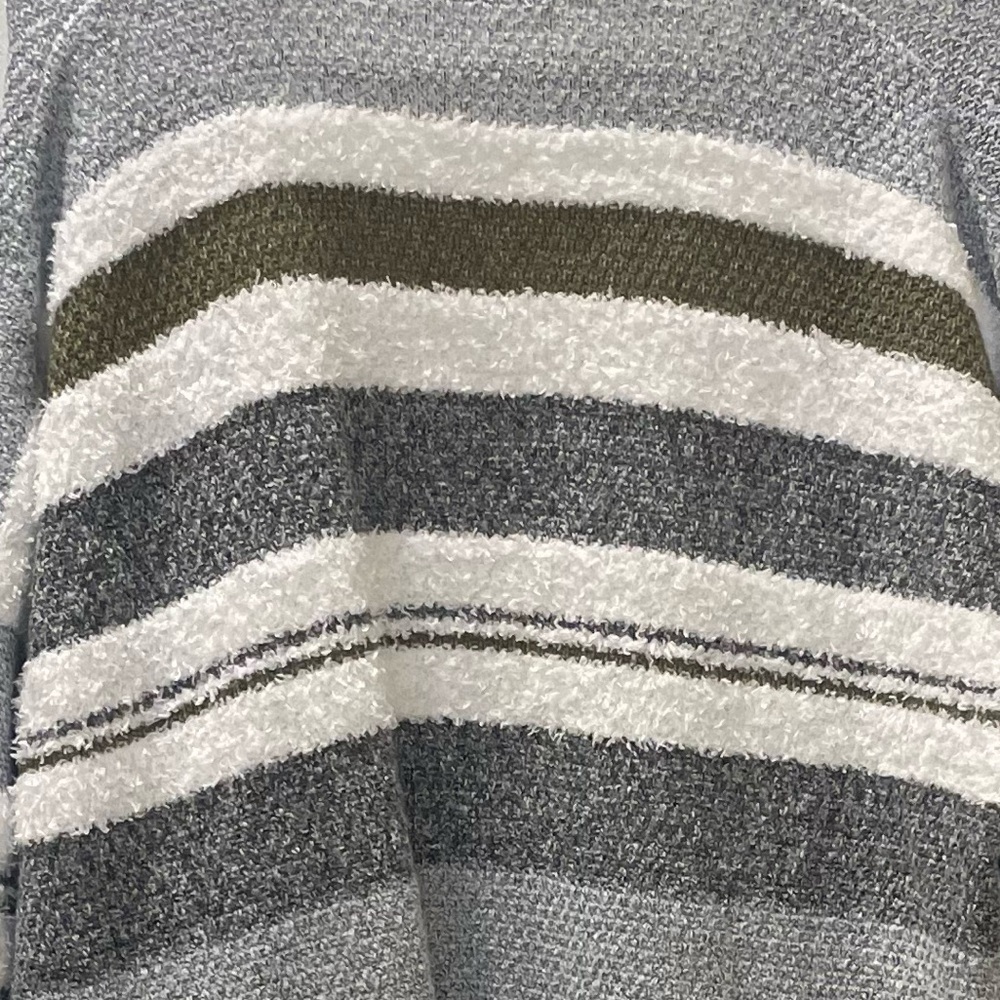 NEW…Pink Clover Striped Long Open Cardigan Sweater - Picture 5 of 5